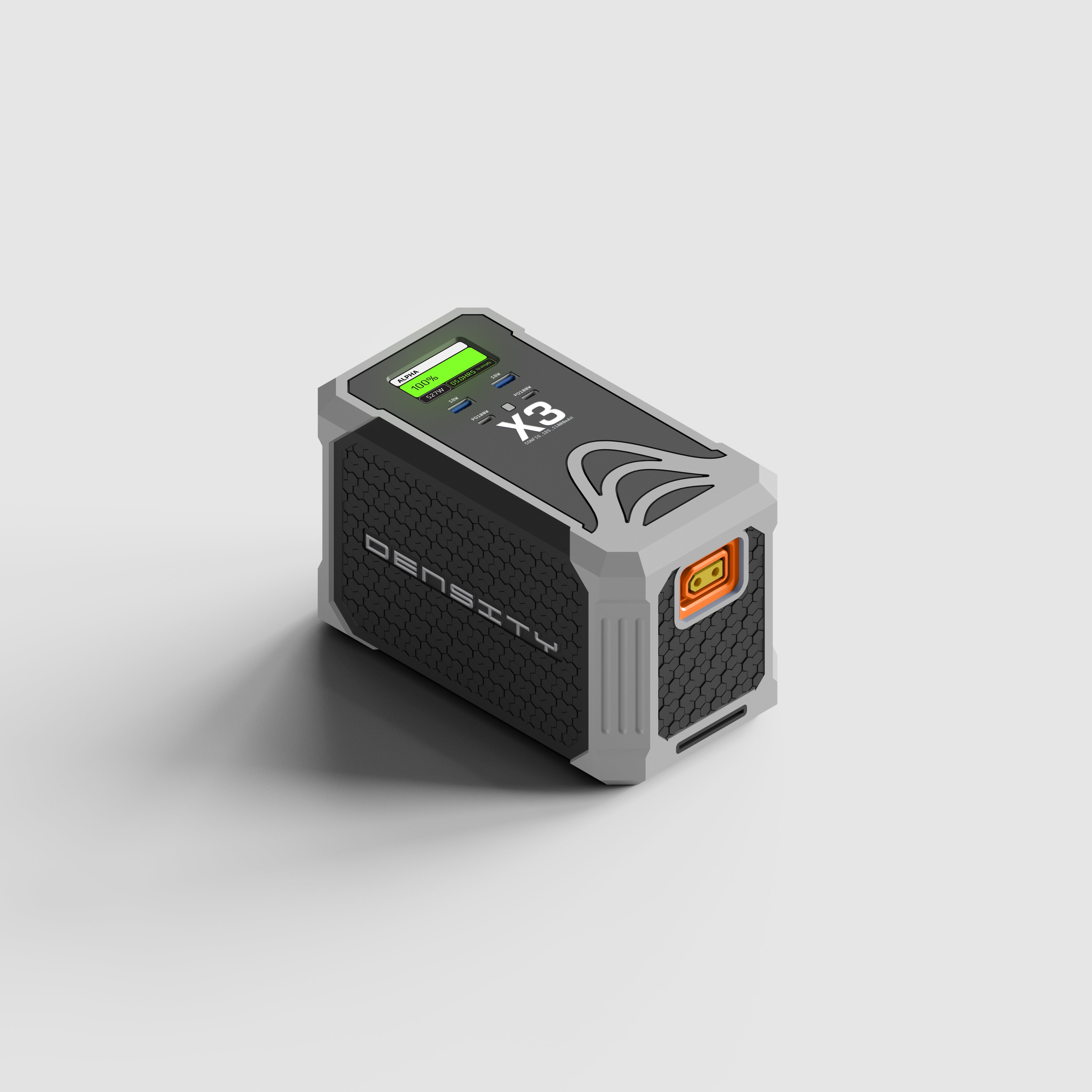 DENSITY X3 SMART BATTERY, 490wh, 100A BMS, 11000mAH, 12S, XT90S
