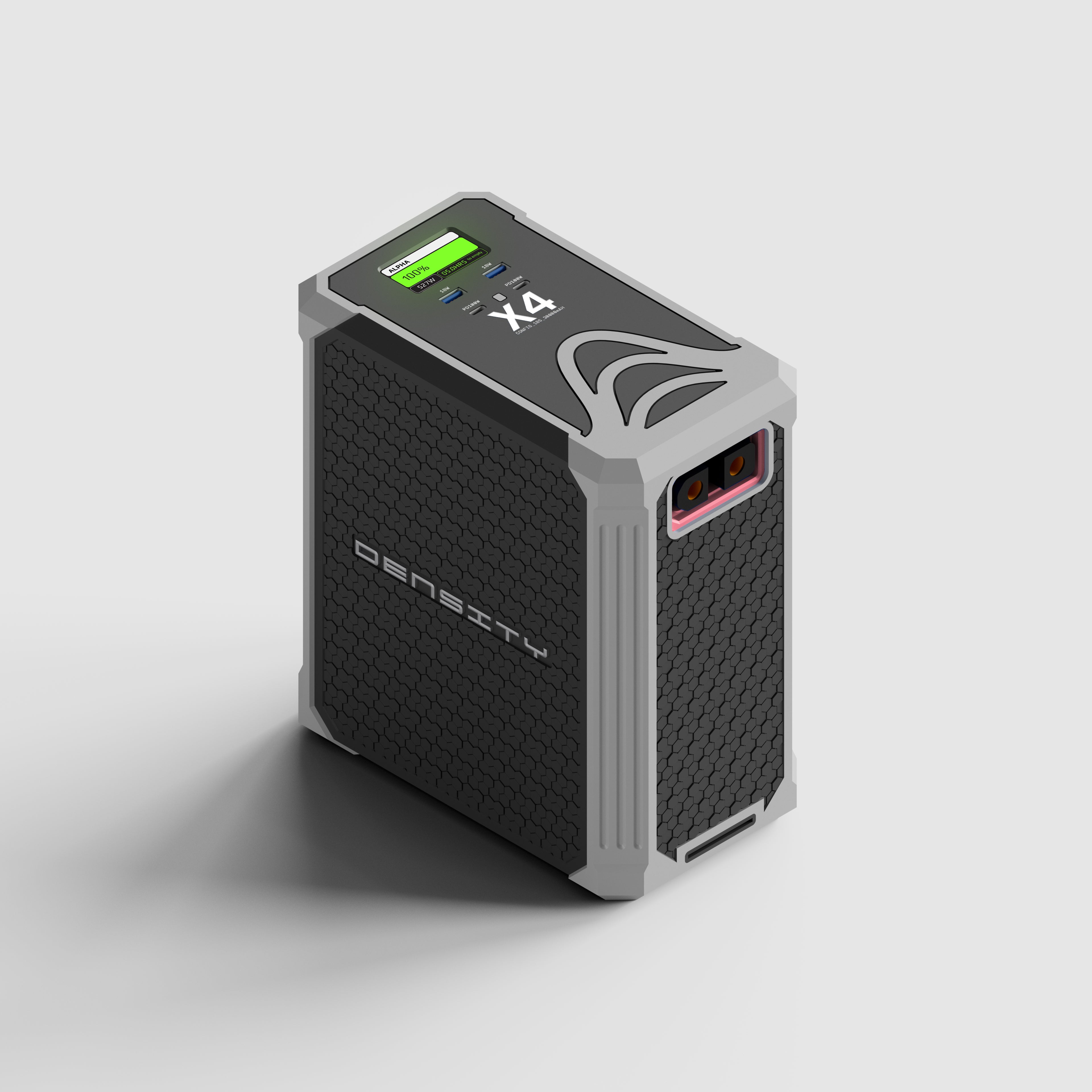 DENSITY X4 SMART BATTERY, 2000wh, 200A BMS, 30000mAH, 18S, QS10F