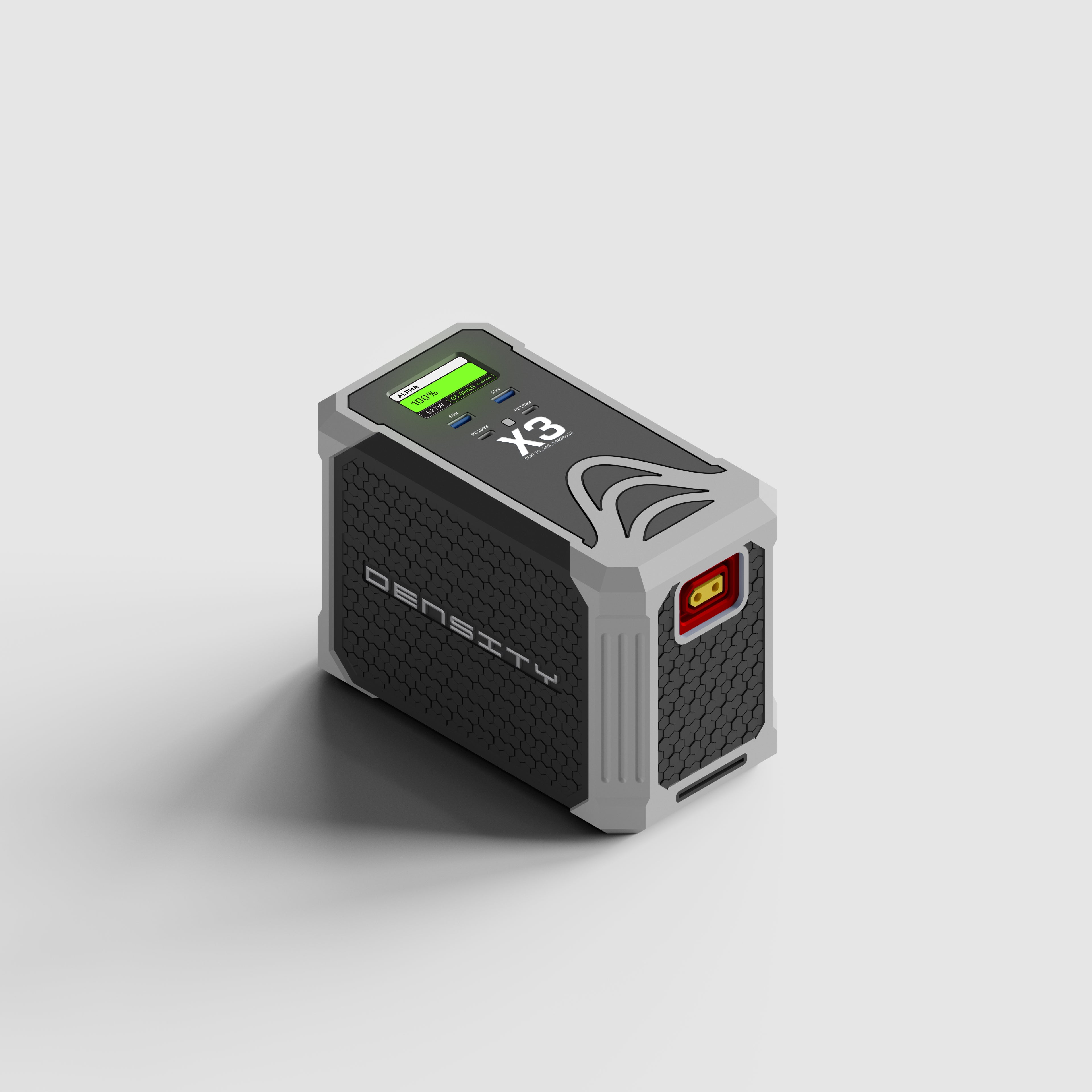 DENSITY X3 SMART BATTERY, 570wh, 100A BMS, 11000mAH, 14S, XT90S