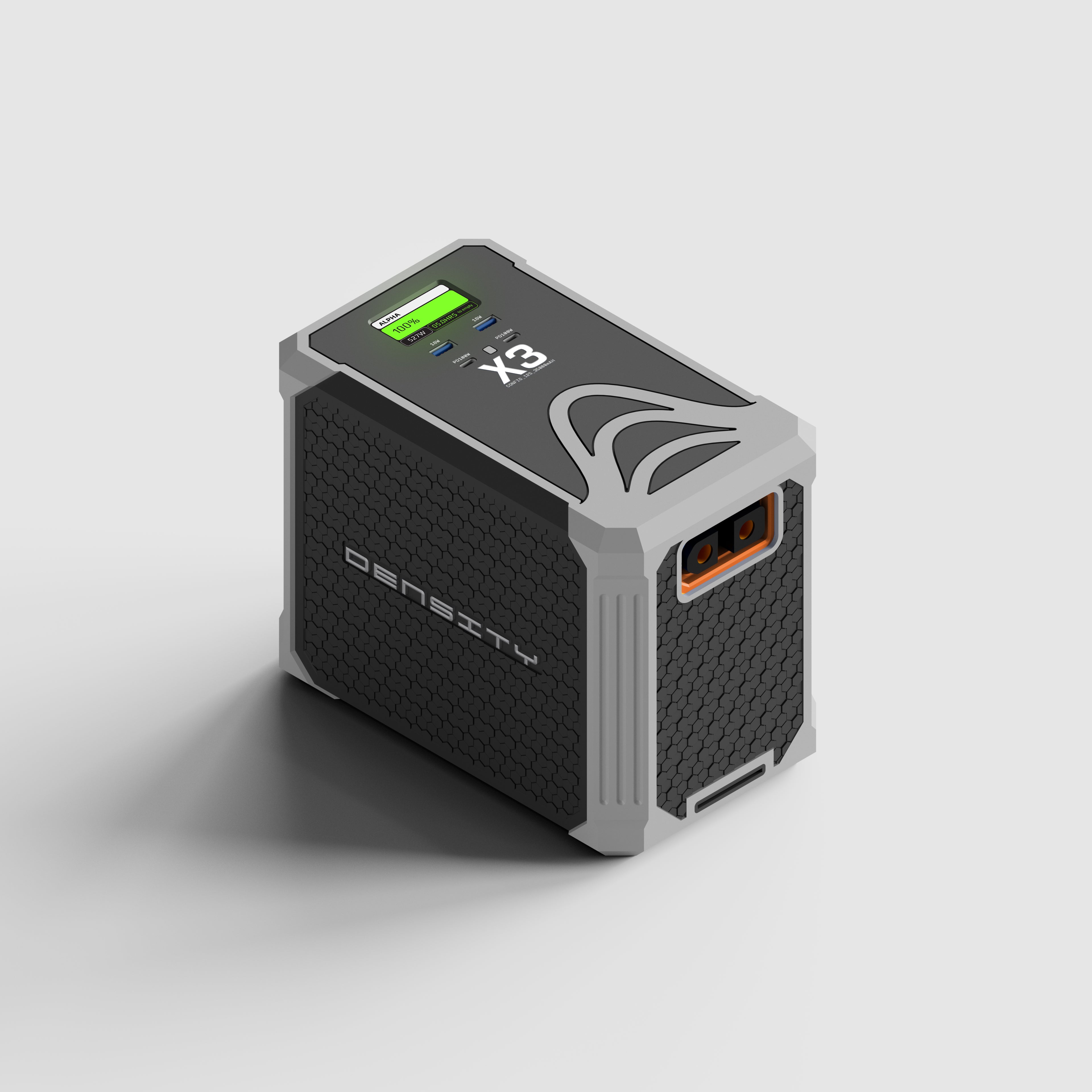 DENSITY X3 SMART BATTERY, 1550wh, 200A BMS, 35000mAH, 12S, QS10F